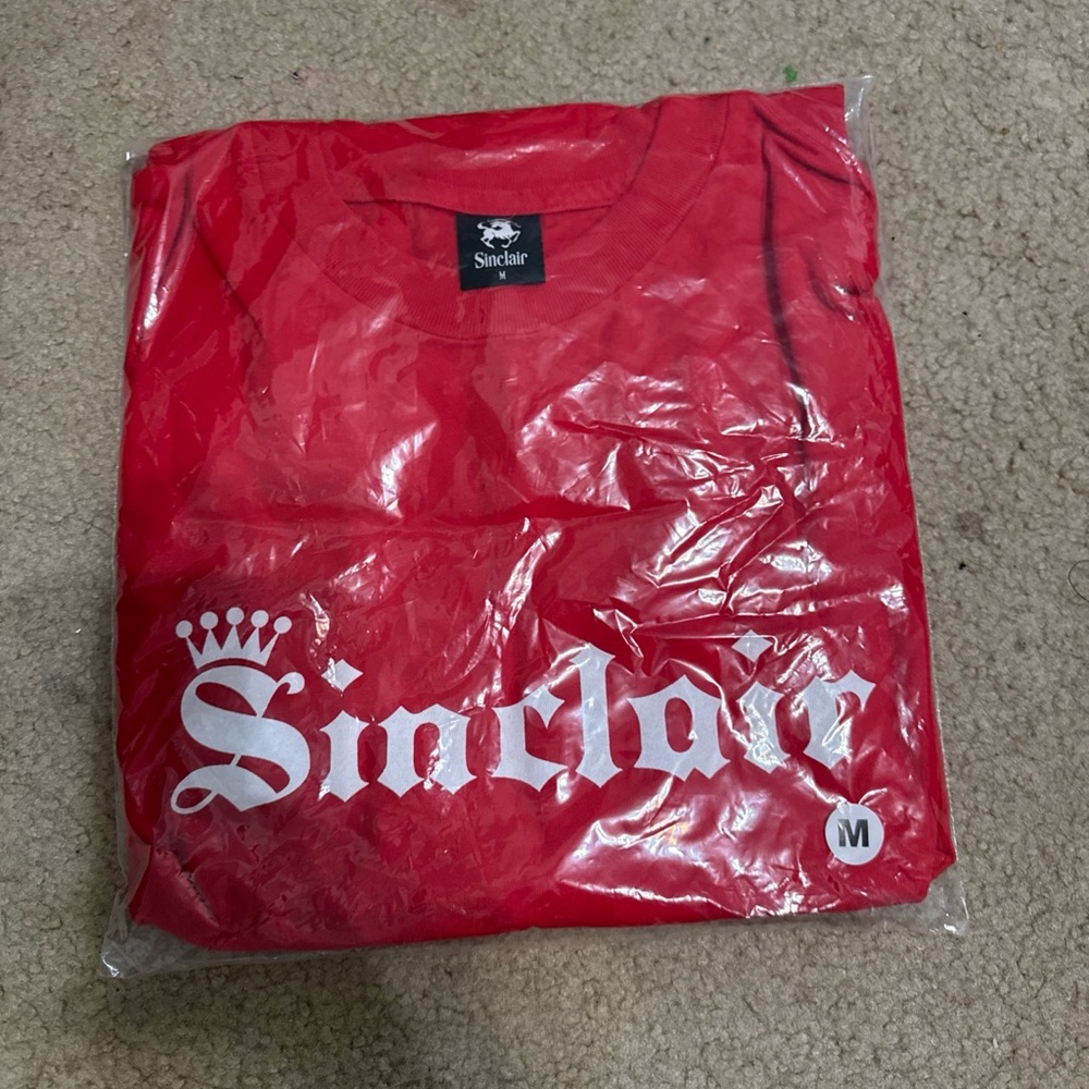 Sinclair Red Short Sleeve Tee